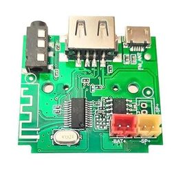generic SP Electron 5W Bluetooth Amplifier FM USB AUX Card Wireless Hi-Fi Module, Enhanced Audio Player Decoder Kit, Pack of 1 Pc image 1