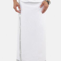Ramraj Zari Border Pure Cotton Dhoti-image-67