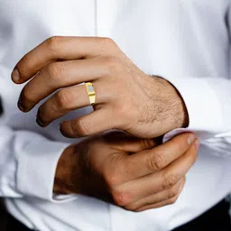 KISNA DIAMOND AND GOLD JEWELLERY Men 14 Kt Gold 0.12 CT Diamond Ring-picture-53