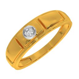 KISNA DIAMOND AND GOLD JEWELLERY Men 14kt 0.08CT Ring Diamond 2.88g-image-36