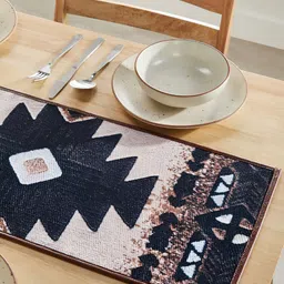 Mona B Black Printed Table Runners-16