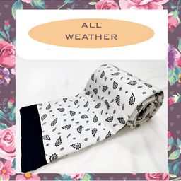 ELAN DREAMS Black & White Ethnic Motifs AC Room 110 GSM Double Bed Dohar-image-18
