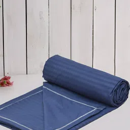 RRC Blue Striped Microfiber AC Room 150 GSM Double Bed Dohar-image-47