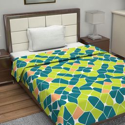 Divine Casa Set of 2 Multi Geometric AC Room 110 GSM Single Bed Dohar image 2