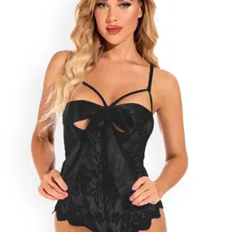 FIMBUL Women Self Design Baby Doll-picture-53