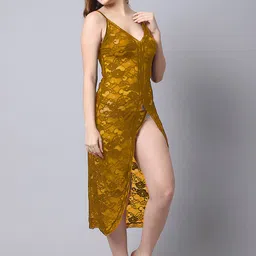 Aamarsh Self Design Net Baby Doll image 4