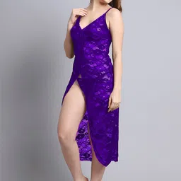 Aamarsh Self-Design Net Baby Doll image 3