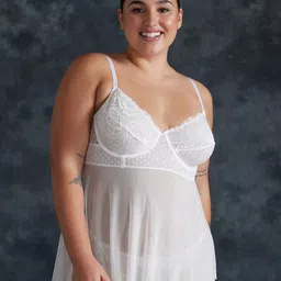 Trendyol Plus Size Shoulder Strap Baby Doll-image-68