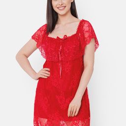 FashionRack Self Design Net Baby Doll-picture-0