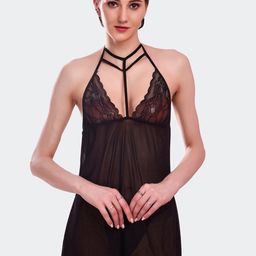 Fleurt Women Black Baby Dolls-image-93