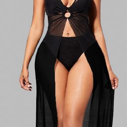 FIMBUL Self Design Net Baby Doll image 2