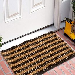 Kuber Industries Pack Of 2 Printed Cotton Anti-Skid Doormat-43