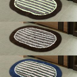 Kuber Industries Pack Of 3 Printed Cotton Anti-Skid Doormat-image-26
