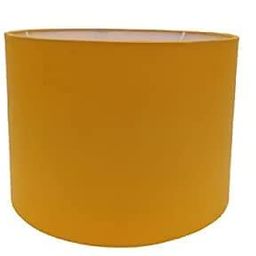generic Ace antiques Lamp Shade for Home Decor Suitable for Tripod & Floor Lamp Yellow Drum Lampshades 12 inch image 1