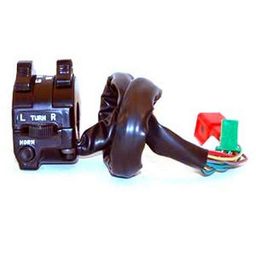 Uno Minda SW-0721C Handle BAR Switch- Left Side (AC) - Kick Start for-Bajaj-Boxer at image 1