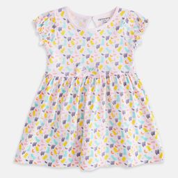 Pantaloons Baby Infant Girls Printed Cotton Dress-picture-0