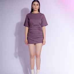 GARDEN PARTY Ruched Bodycon Mini Dress-image-83