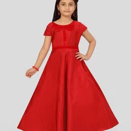 BAESD Girls Peter Pan Collar Gown Maxi Dress-picture-46
