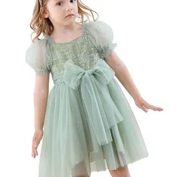 StyleCast x Revolte Embellished Applique Fit & Flare Dress-22
