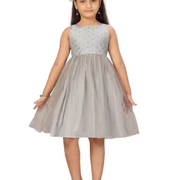 BAESD Girls Embellished Sequined Fit & Flare Dress-image-43