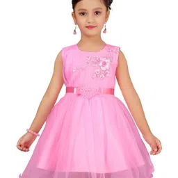BAESD Embellished Sleeveless Fit & Flare Dress-image-33