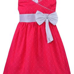 Wish Karo Girls Geometric Printed Fit & Flare Dress-image-21