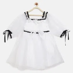 TALES & STORIES Girls Ruffled Fit & Flare Dress-picture-12