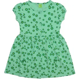 Clothe Funn Girls Floral Print Fit & Flare Dress-image-95
