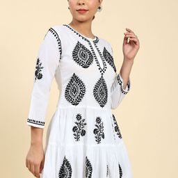 HOUSE OF KARI Ethnic Motifs Embroidered Kurti-picture-56