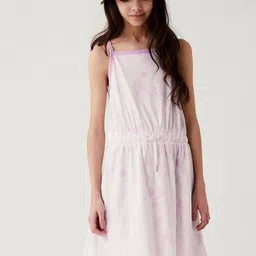Marks & Spencer Girls Print Fit & Flare Dress-image-32