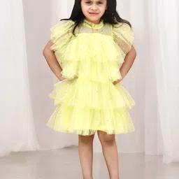 Fayon Kids Net Fit & Flare Dress-image-70