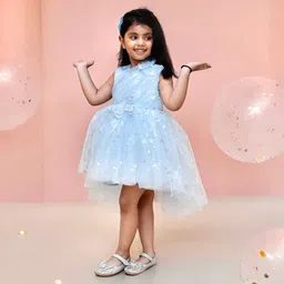 Fayon Kids Net Fit & Flare Dress-image-76