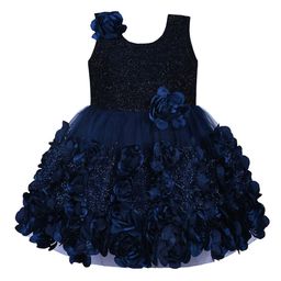 Wish Karo Girls Embellished Sleeveless Net Fit & Flare Dress-picture-19