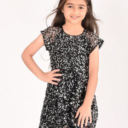 BONKIDS Girls Embellished Cotton A-Line Dress-picture-43