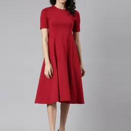 TWIN BIRDS A-Line Midi Dress-picture-53