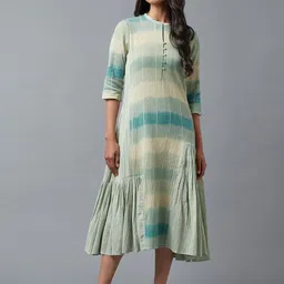 W Midi Cotton Dress-47
