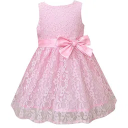 A T U N Pink Lace Dress-image-96
