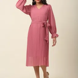 plusS Pink Midi Dress-picture-36