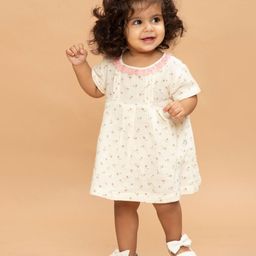 Greendeer Girls Floral Printed A-Line Dress-image-69