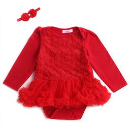 Hopscotch Girls Red Dress With Headband-picture-23