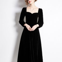 JC Collection Sweetheart Neck Midi Empire Dress-image-92
