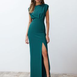 Trendyol Round Neck Extended Sleeves Maxi Dress-image-43