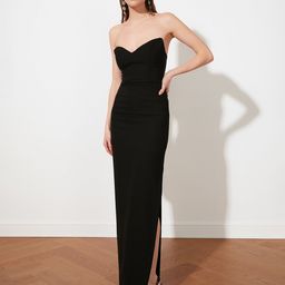 Trendyol Strapless Maxi Dress-29