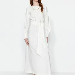 Trendyol Cuffed Sleeves Maxi Dress-42