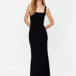 Trendyol Shoulder Straps Sheath Maxi Dress-image-56