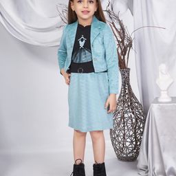 Peppermint Girls Mandarin Collar Bodycon Dress-image-7