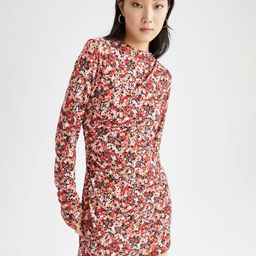 DeFacto Floral Sheath Mini Dress-image-69