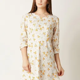 Miss Chase V-Neck Floral Dress-picture-55