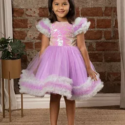 Ministitch Girls Net A-Line Dress-picture-31