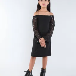 taffykids Off-Shoulder A-Line Dress-picture-29